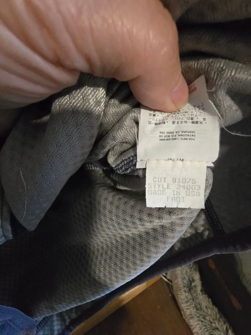 Vintage Patagonia Fleece Zip Vest Large Made In USA Blue Outerwear